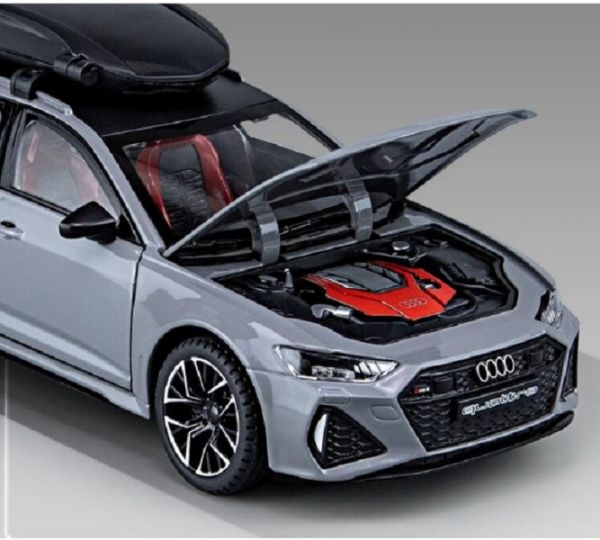 奧迪 RS6 1/24 合金車 1:24 迴力車 AUDI RS A6 