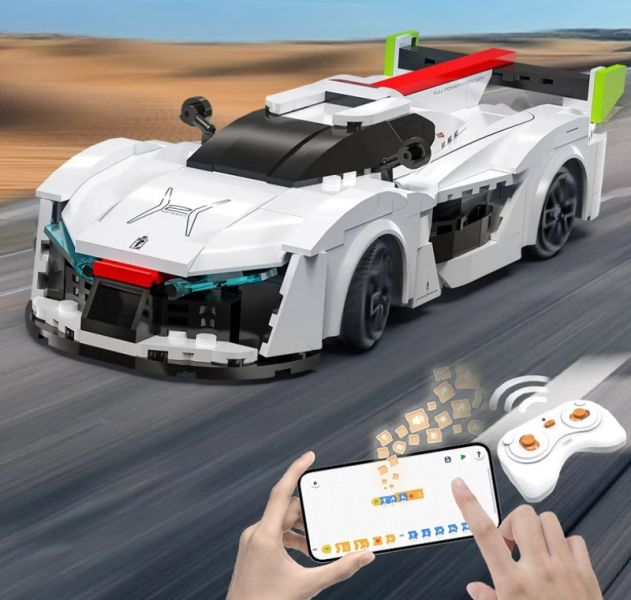 原廠授權 1/20 積木遙控車 積木車 賓尼氫能超跑 H2 Speed 