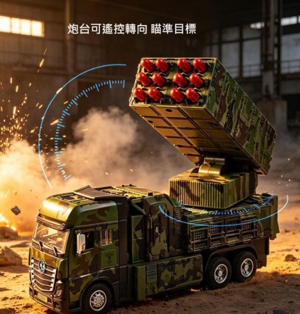 1:32 遙控合金飛彈車 