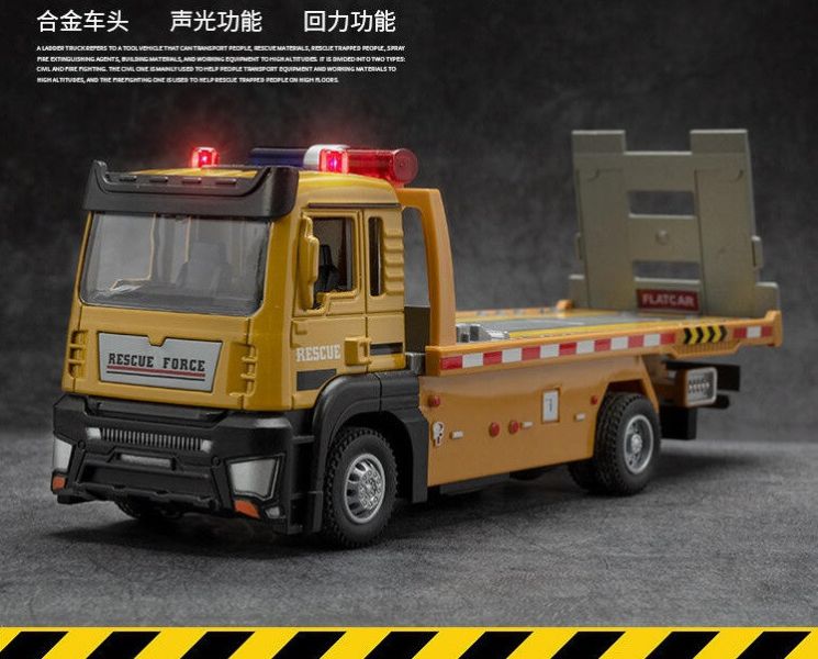 1:32 平板車 貨櫃車 卡車 拖車 工程車 合金車 