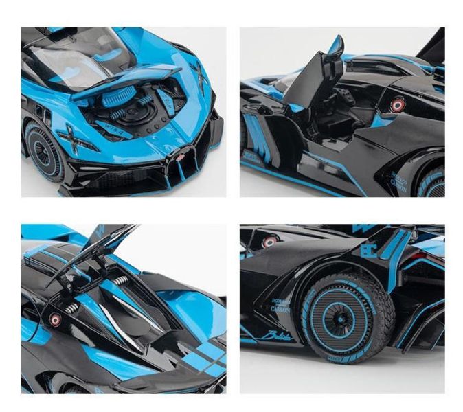 1/24 布加迪 BOLODE 合金車 模型車 