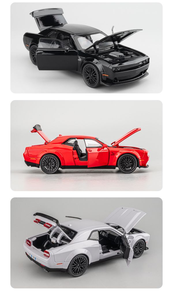 1/32 仿真 道奇 肌肉車 地獄貓 合金車 跑車 1:32 