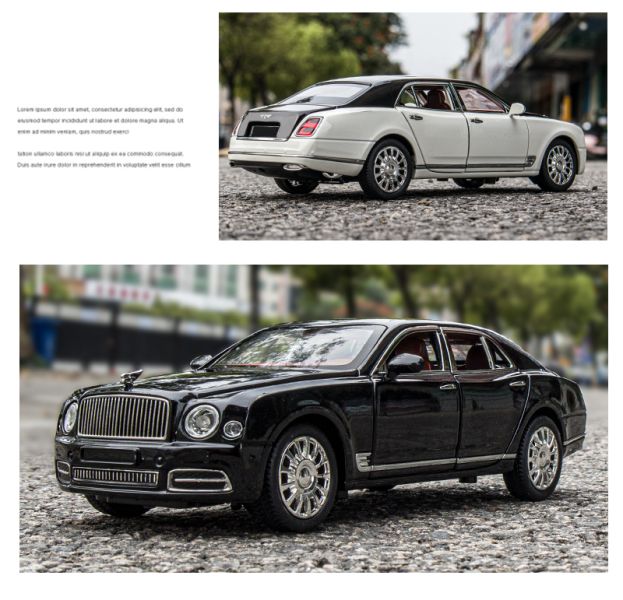 1/24 賓利 慕尚 Mulsanne 1:24 合金車 模型車 