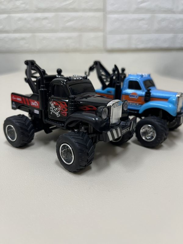 1:64 迷你大腳維修車 拖車 
