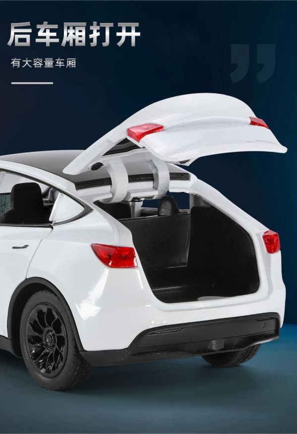 特斯拉 Y Tesla Model Y 1/32 1:32 合金車 迴力車 