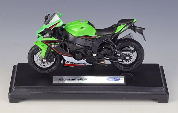 1:18 威利 川崎 ZX-10R 重機模型 重機 摩托車模型 