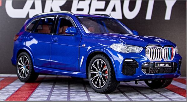 阿莎力 1/24 BMW X5 1:24 合金車 G05 模型車 