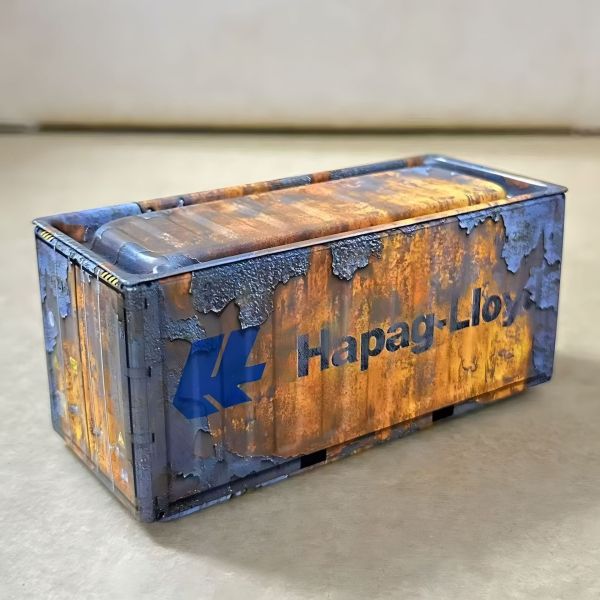 迷你貨櫃 金屬貨櫃收納盒 