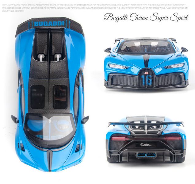 1/18 布加迪 凱龍 chiron pur sport 合金車 