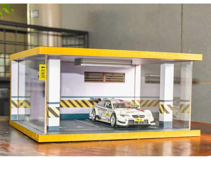 1/32 合金車 場景 車庫 模型車庫 停車場 1:32  停車位 