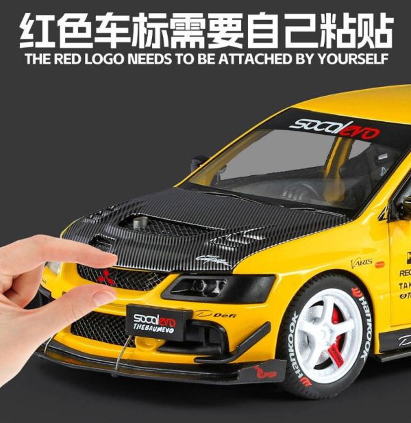 1/24 三菱 EVO 九代 EVO9 合金車 