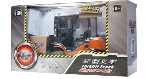 阿莎力 凱迪威 1:20 堆高機 工程車 豬哥機 起重機 