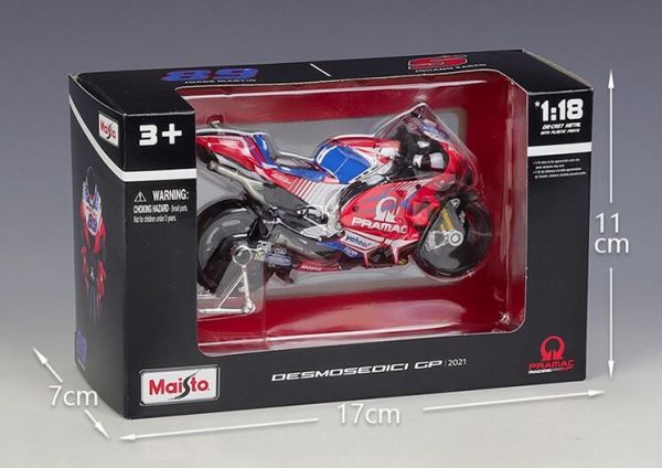 1/18 MOTO GP 杜卡迪 Pramac 重機 重型機車 美馳圖 1:18 