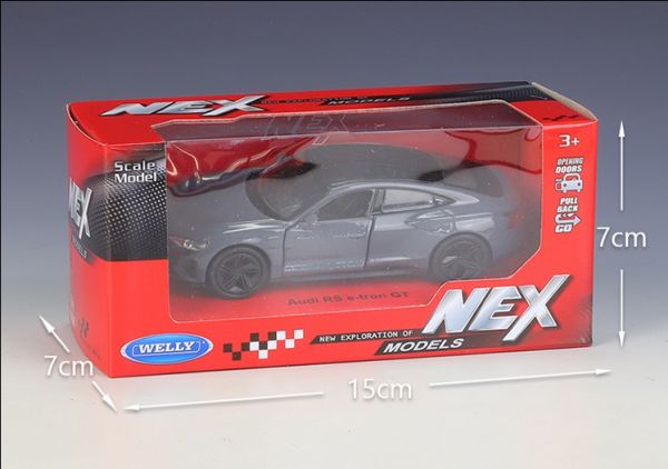 威利 奧迪 RS E-Tron GT 正版授權 1：36 1/36 合金車 模型車 迴力車 G04 