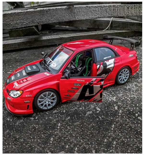 SUBARU 硬皮鯊 廠車式樣 GDB  1/24 合金車 