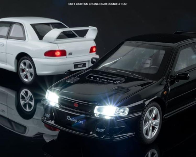 1/24 速霸陸 SUBARU 硬皮鯊 WRX STI GC8 1:24 合金車 