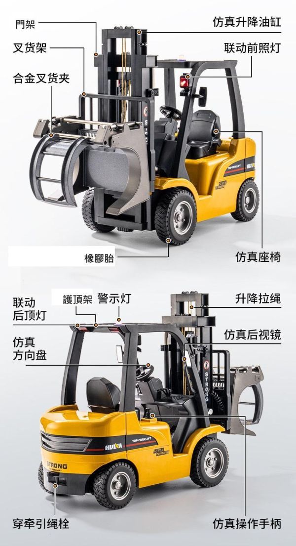 匯納 高階 升級版 合金版 堆高機 