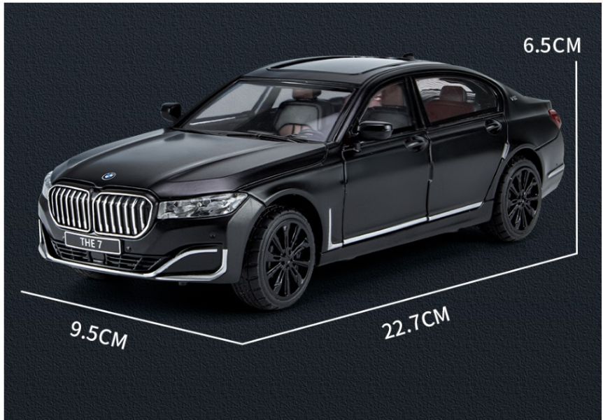 1:24 1/24 BMW 760LI-2 仿真 合金車 迴力車 