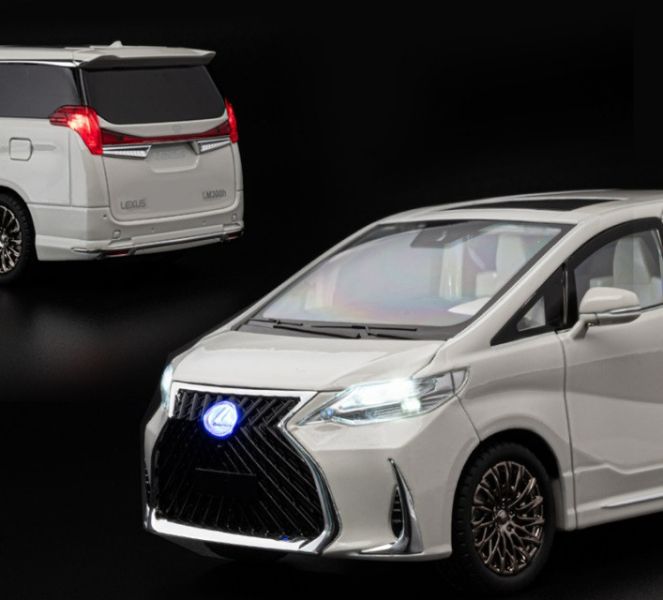 1:18 大型旗艦 仿真 LEXUS LM300 合金車 