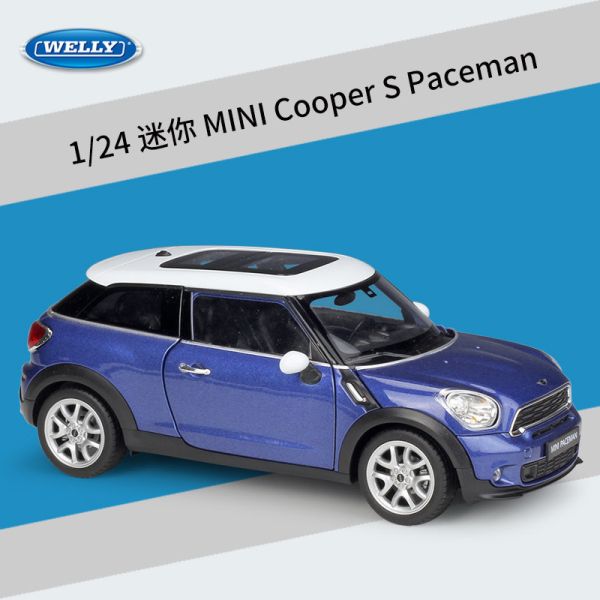Welly 威利 正版授權 1：24 MINI COOPER 1300 合金車 