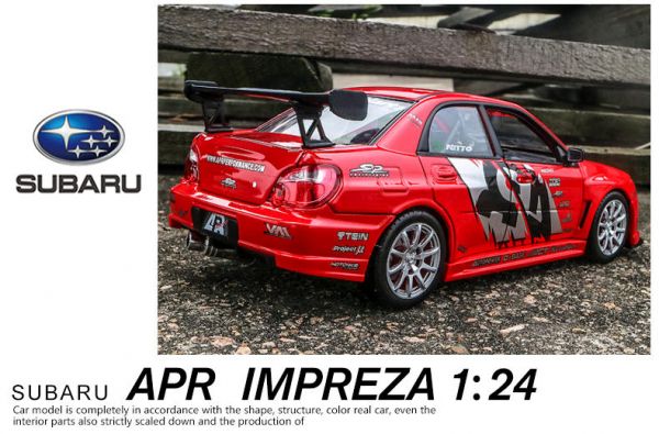 SUBARU 硬皮鯊 廠車式樣 GDB  1/24 合金車 