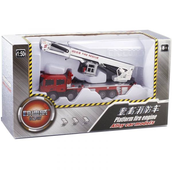 凱迪威 1:50 消防救援車 消防車 救援車 