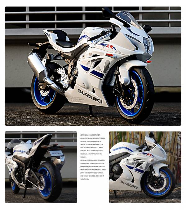 彩珀 1/12 SUZUKI GSX-R1000 阿魯 1000 重機模型 