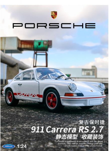 保時捷 1973 911 GT GT3  1/24 合金車 