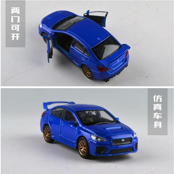 1:36 Welly 威利 硬皮鯊 SUBARU WRX STI 正版授權 