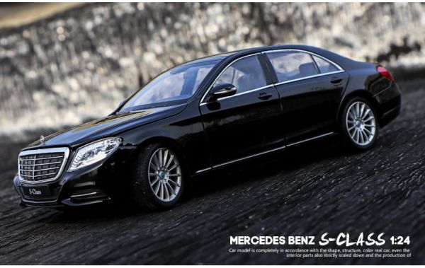 BENZ 威利 S500 S系列 1/24 合金車 