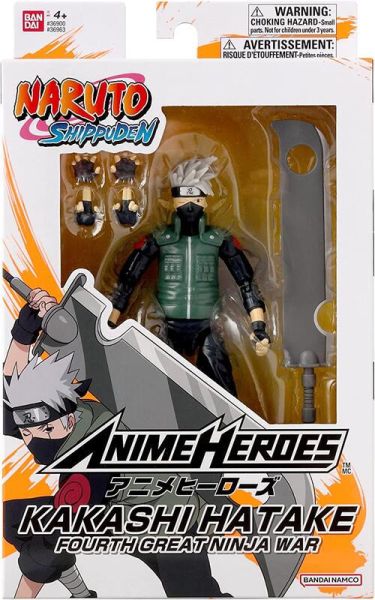 火影忍者 旗木卡卡西 (第四次忍界大戰) 可動 美版 BANDAI 萬代 