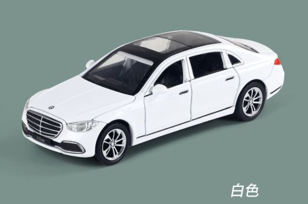 1/32 仿真 賓士 S400 合金車 