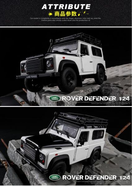 路虎 Land Rover 吉普車 衛士 1/24 合金車 
