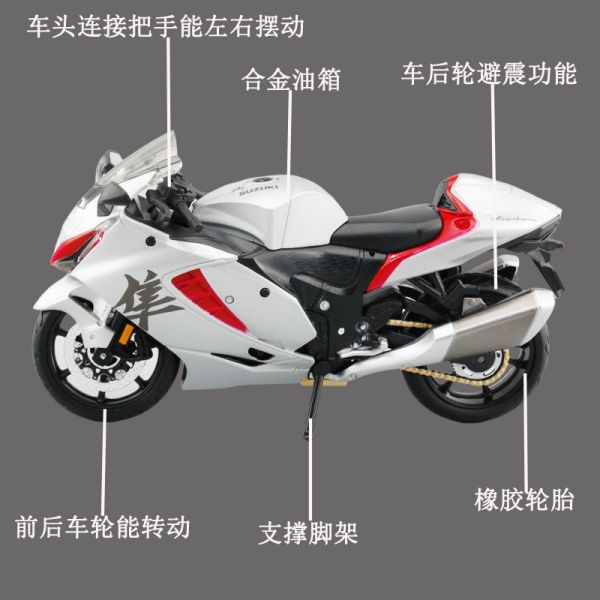 1:12 1/12 鈴木 隼 2022 Hayabusa 美馳圖 Maisto 重機 重機模型 準 
