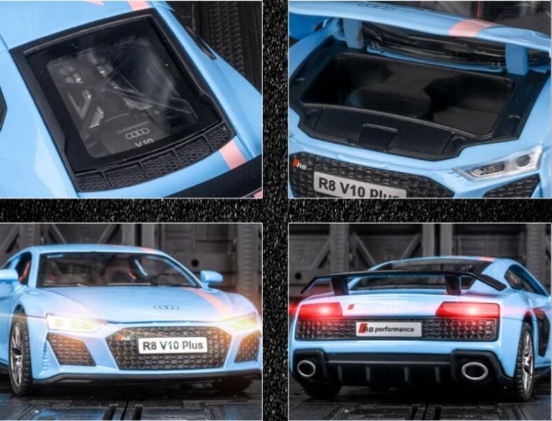 1/32 奧迪 AUDI R8 V10 1:32 合金車 