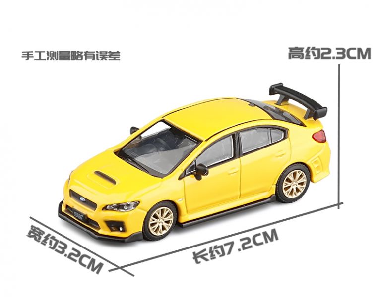 1:64 JK 1/64 SUBARU 硬皮鯊 WRX STI 