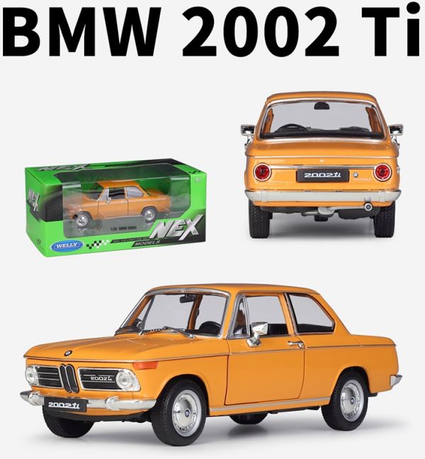 1/24 威利 welly BMW 2002Ti 合金車 模型車 1:24 