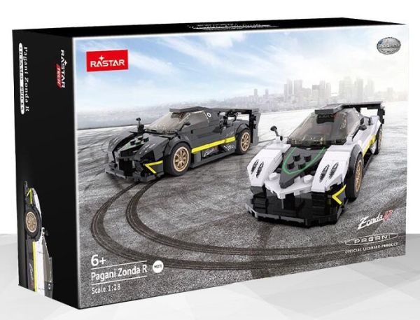 授權 帕加尼 Zonda R 風神 積木車 組裝車 Rastar 
