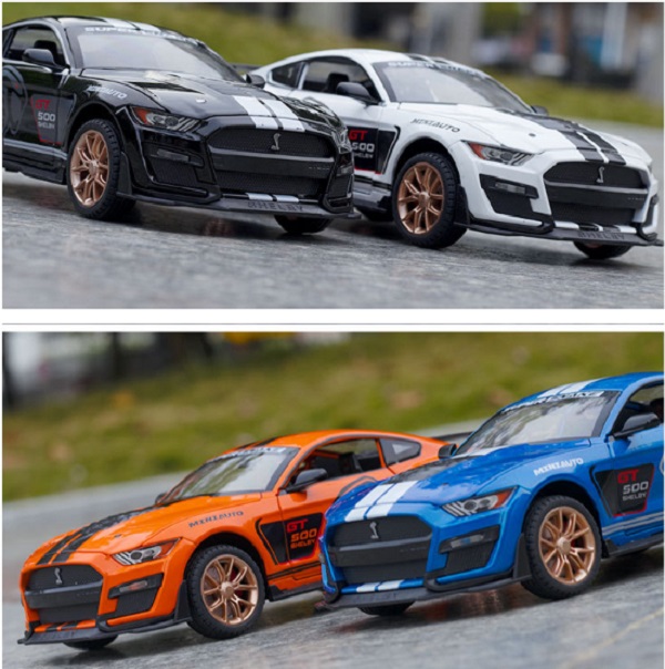 1/24 福特 野馬 GT500 模型車 合金車 