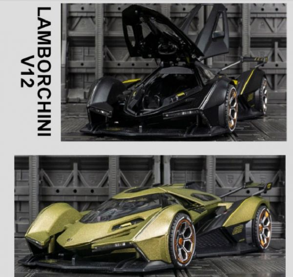 1/22 1:22 藍寶堅尼 V12 模型車 合金車 跑車 