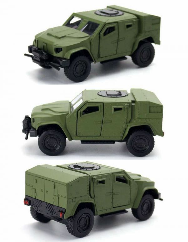 馬珂達 虎式軍用裝甲車 正版授權 1：36 1/36 合金車 迴力車 