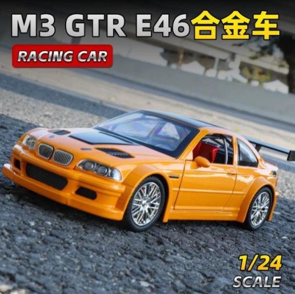 1:24 BMW E46 M3 GTR 合金車 1/24 