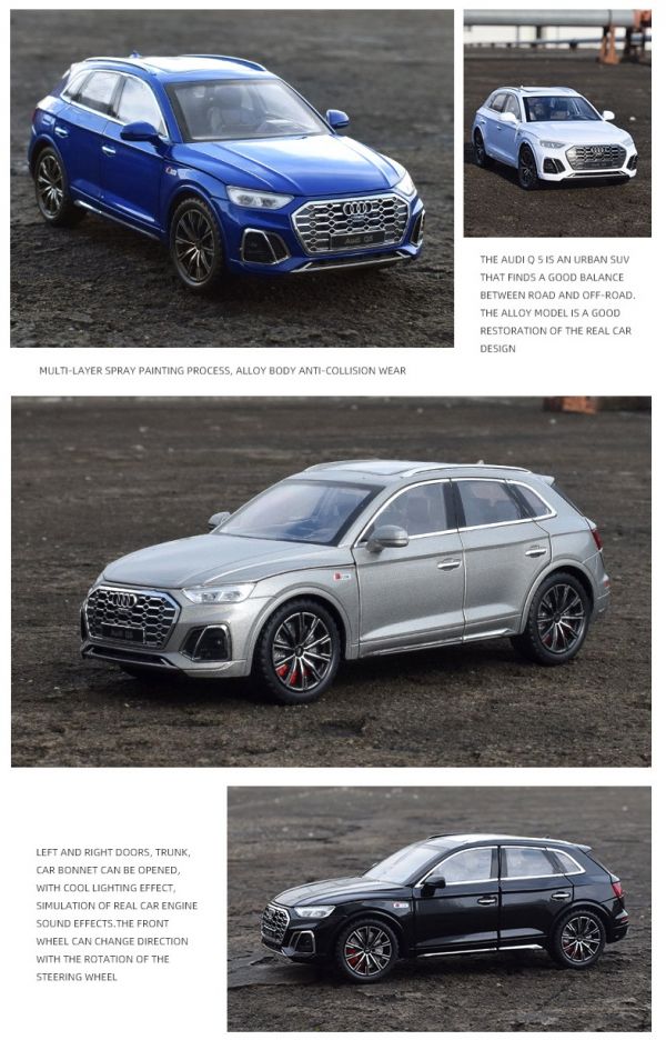 1/24 1:24 奧迪 Q5 模型車 合金車 