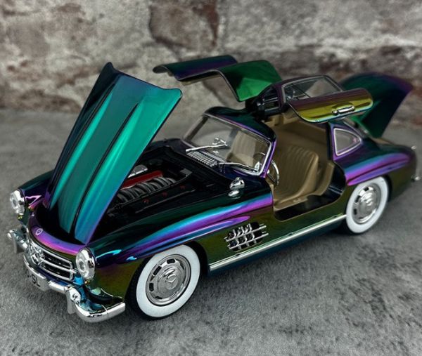 1/24 賓士 BENZ 300SL SL300 復古 1:24 合金車 模型車 