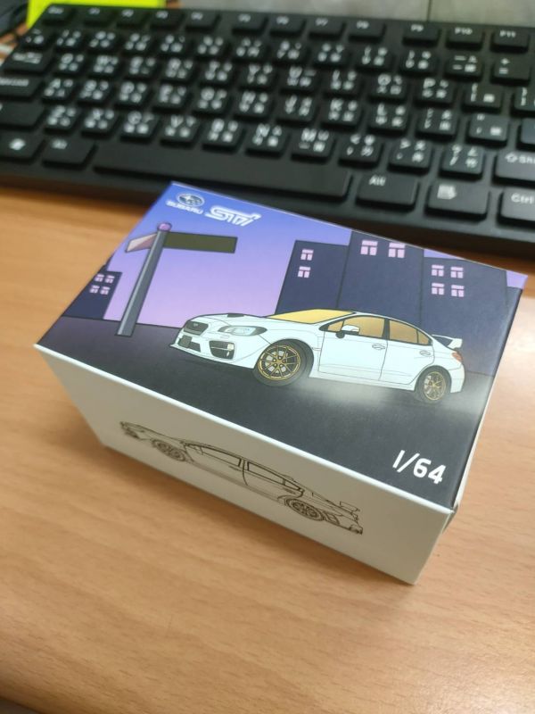1:64 JK 1/64 SUBARU 硬皮鯊 WRX STI 