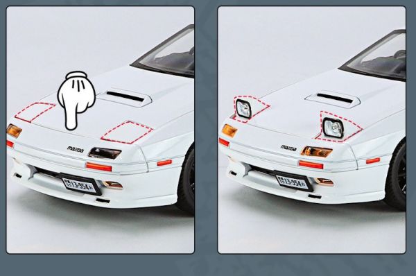 1/24 MAZDA RX7 RX-7 合金車 
