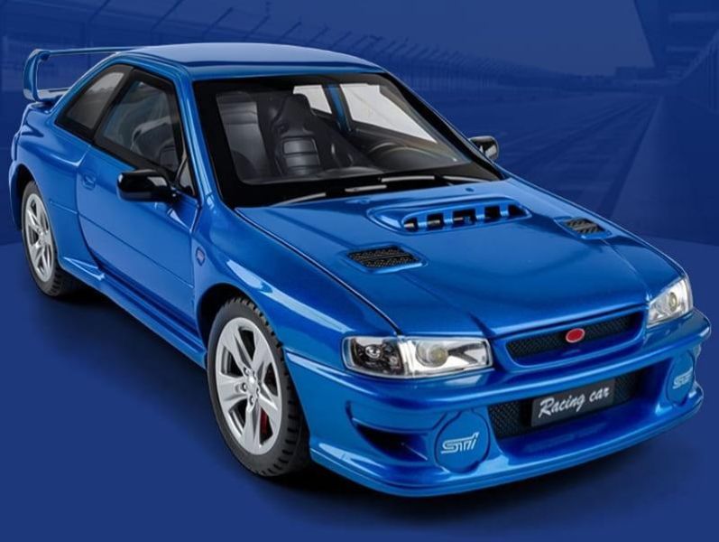 1/24 速霸陸 SUBARU 硬皮鯊 WRX STI GC8 1:24 合金車 