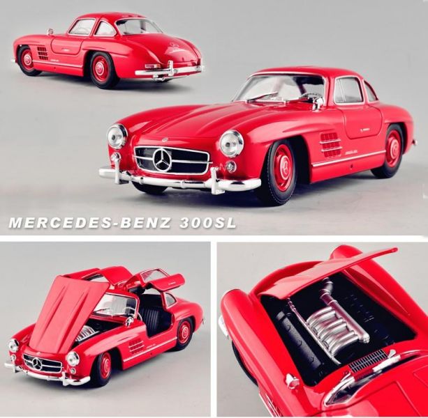 BENZ 300SL 1/24 合金車 