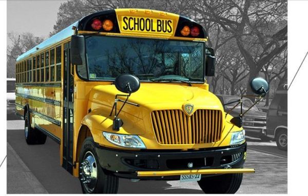 美式 校園巴士 校車 巴士 合金車 模型車 