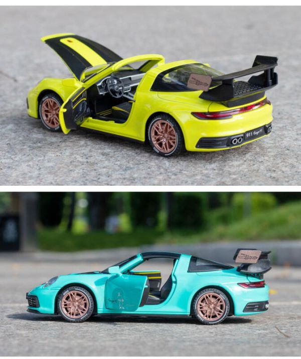 1:32 保時捷 Targa 4s 敞篷 合金車 1/32 